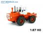Preview: Traktor T150-K rotorange – weiß mit Motorverkleidung